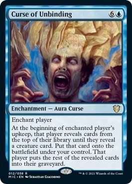 Curse of Unbinding 12 LP Normal Commander: Innistrad: Midnight Hunt MTG EN - Image 1 of 1