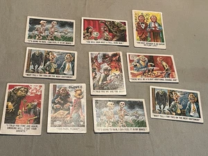 x10  A&BC Gum Cards “You'll Die Laughing” Colour Trading Cards 1967 Purple Backs - Picture 1 of 5