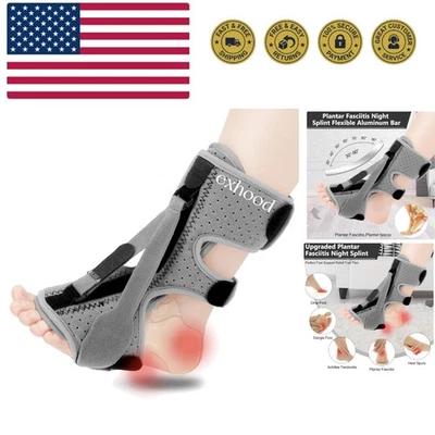 3 correas ajustables fascitis plantar férula nocturna - soporte cómodo ligero Foto 1 de 4