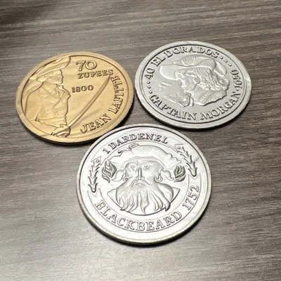 老式Cap'n Crunch海盗宝藏谷物优质硬币 — 第 1/2 张图片