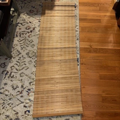 Persianas de bambú Tiki, sin tirar, sin herramientas 20x60 3 disponibles bambú real Foto 1 de 4