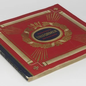 German Imperial Army Uniforms 1914 Pickelhaube pre WWI WW1 Book Cigarette Album - Picture 1 of 1