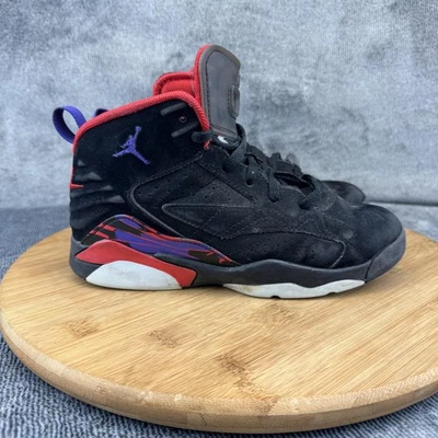 Nike Air Jordan 7 Retro Raptors Zapatos Juveniles Talla 2Y Negro Rojo Púrpura DZ5578-006 Foto 1 de 4