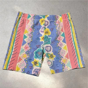 Buster braune Mädchen Vintage Biker Shorts Jam Style Grafik Größe 6 hergestellt in den USA - Bild 1 von 11