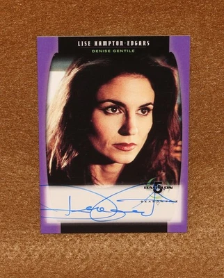 Babylon 5 1998 Season 5 A07 Denise Gentile Lise Hampton-Edgars Autograph Skybox - Image 1 of 3