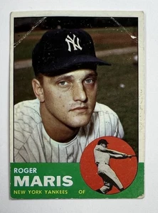 1963 Topps Baseball #120 Roger Maris LB25 - Picture 1 of 6