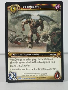 Doomguard - Through the Dark Portal - 104/319 - NM - Rare - D - Picture 1 of 5