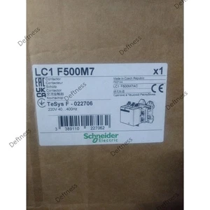 Contactor LC1F500M7 LC1-F500M7 SCHNEIDER 3 polos AC3 500A 220Vca ¡NUEVO EN CAJA! - Imagen 1 de 3