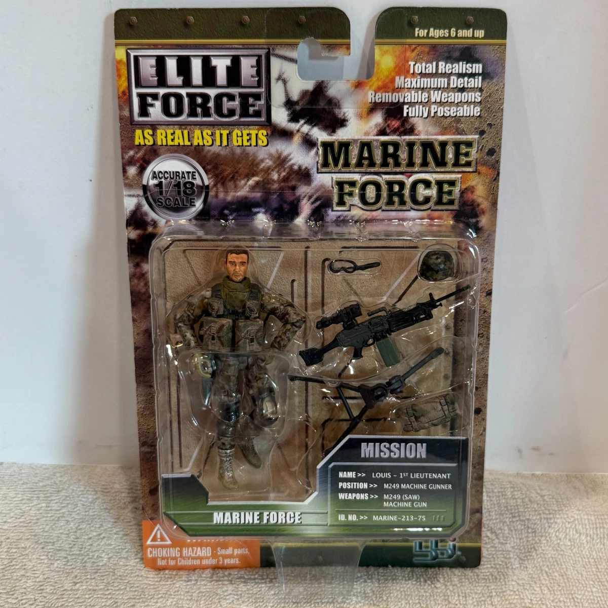 Blue Box Military & Adventure 1:18 Elite Force Action Figures for