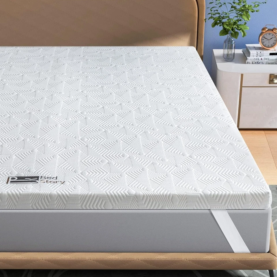 Topper 180x200cm Baumwolle 5cm Zwei Härtegrade 7-Zonen für Boxspring & Schlaf... - Bild 1 von 4