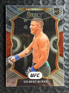 Panini Select UFC 2021 - Concourse Gilbert Burns #34 (RC) novato peso welter - Imagen 1 de 2