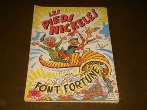 PELLOS LES PIEDS NICKELES N°12 FONT FORTUNE COUVERTURE JAUNE MAT EDITION DE 1959 - Imagen 1 de 1