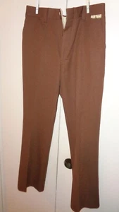 *Neu mit Etikett* William Tell braune Herrenhose (Größe - Medium, Taille - 36) 100% Polyester - Bild 1 von 4