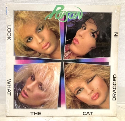 POISON / LOOK WHAT THE CAT DRAGGED IN US PRESSING LP SEALED - Imagem 1 de 3