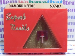 SUPERB NEEDLE / 637-D7 / USED IN JVC, VICTOR / 1 PIECE (qzty) - Picture 1 of 2
