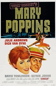 Walt Disney's Mary Poppins 1964  Vintage Unmounted 35mm Film Cells Julie Andrews