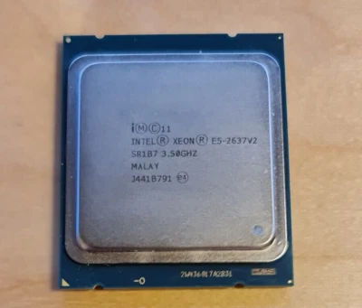 Intel Xeon E5-2637 V2 SR1B7 3.5GHz-3.8GHz 15MB 4C 8T 8GT/s 130W - Image 1 of 2