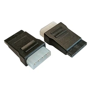 SATA IDE Power Strom Adapter Stecker Buchse 4 PIN Molex S-ATA Buchse 4,5 cm 45mm - Bild 1 von 1