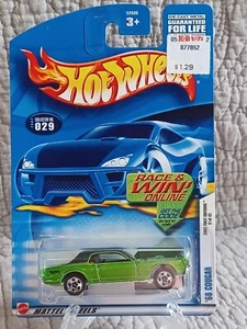 2002 Hot Wheels #29 First Editions 17/42 68 COUGAR Green Gloss Black Roof w/5 Sp - Picture 1 of 2