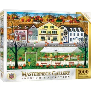 Rompecabezas MasterPieces; Farmer's Market by Art Poulin; 1000 piezas - Imagen 1 de 2