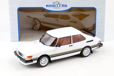 1:18 MCG Saab 900 Turbo 3 Porte Bianco/Nero 1981 - Immagine 1 di 4