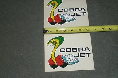 2 NOS Cobra Jet Decals 1972 1973 1974 Mercury Montego GT 351 CJ Ram Air Ford 72 - Image 1 of 2