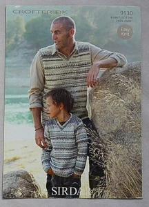 Sirdar Knitting Pattern 9130 - Tank and Sweater in DK - Picture 1 of 2