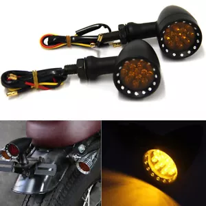 Luces de giro LED ámbar para motocicleta para Harley Davidson Sportster 1200 883 - Imagen 1 de 12