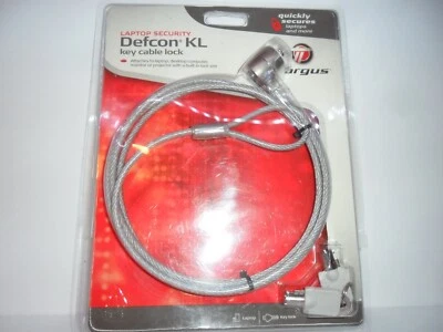 Targus DEFCON KL Key Cable Lock 6 Feet Notebook Laptop Security - Image 1 of 4