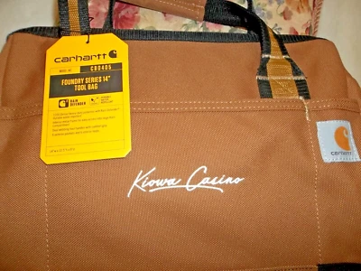 CARHARTT TOOL BAG FOUNDRY SERIES MARROM 14 X 10,5 X 9 RAIN DEFENDER NOVA - Imagem 1 de 4