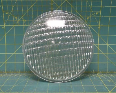 Lente de inundación ancha de vidrio transparente de repuesto de 7" de diámetro sin anillo, 1,25" de altura Foto 1 de 4