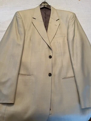 Chaqueta deportiva a medida marca Lacrosse.  40R largo.  Hermoso color crema Foto 1 de 4