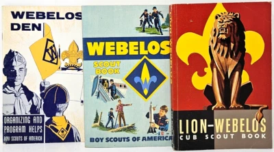 3 Webelos Cub Scout Book 1964 Lion, 1967 Boy Scouts Den Organizing Program Helps - Image 1 of 4