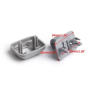 2 ganchos de soporte de clip gris para para parasol para Audi A3 S3 A4 S4 A5 S5 Q3 Q5 8U0857562A - Imagen 1 de 4