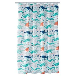 Disney Pixar Finding Dory Shower Curtain Jumping Beans Polyester 70" x 72" NEW - Picture 1 of 1