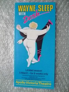 Theatre Flyer-Apollo Victoria Theatre Flyer- Wayne Sleep with Dash - Picture 1 of 3