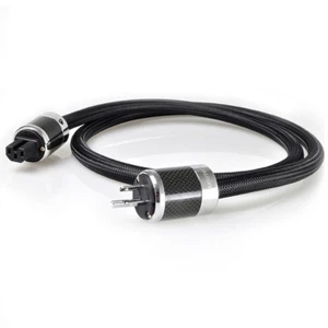 AC Power cable US Version HIFI Power Cable with carbon fiber us connector plug - Picture 1 of 3
