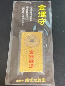 Asakusa Sensoji Temple Japanese OMAMORI Amulet Good Luck with Money Japan - Picture 1 of 2