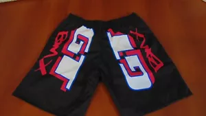 GT OLD SCHOOL BIKE SHORTS BLACK BMX TRUNKS RACE BIKE SHORTS BMX 80S MIDSCHOOL XL - Picture 1 of 11