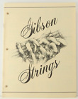 GIBSON GUITAR 1980 Strings And Accessories Guidebook Catalog 16 Pages Case Candy