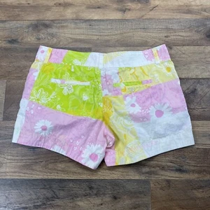 Lilly Pulitzer Originals Damenshorts tropisch Blumen rosa grün 6 - Bild 1 von 7