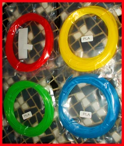 4 X 10 METRES PLA pour IMPRIMANTE 3D PRINTER FILAMENT 1,75MM - Photo 1/1