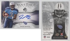 2009 SP Authentic Sign of the Times Auto Javon Ringer #ST-JR Rookie Auto RC