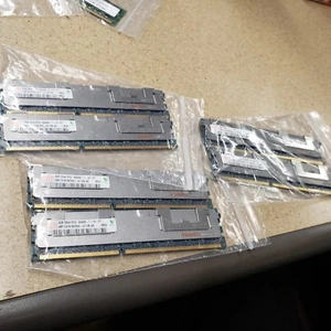 X6 LOT Hynix 4GB DDR3 PC3-8500 (DDR3-1066) Server Memory HMT151R7BFR4C-G7 DB AA - Picture 1 of 6