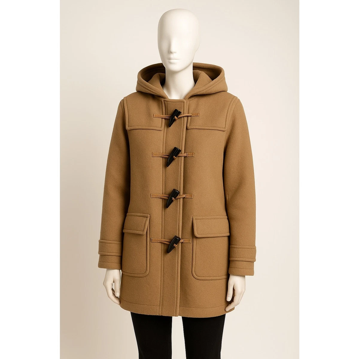 ジャケット・アウター Burberry Made in England Duffle Coat Burberry London Made in England Brown hooded Duffle Coat Jacket