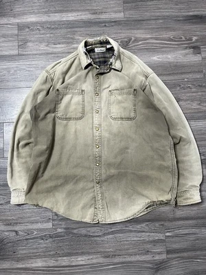 LL Bean Green Faded Distressed Jacket Size XL - Image 1 of 4