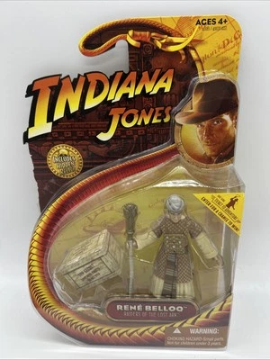 Indiana Jones Rene Belloq Raiders of the Lost Ark 3.75” Figure Hasbro 2008 NEW - Image 1 of 4