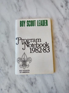 CUADERNO PROGRAMA BOY SCOUT LEADER 1982-83 BOY SCOUTS OF AMERICA - Imagen 1 de 7