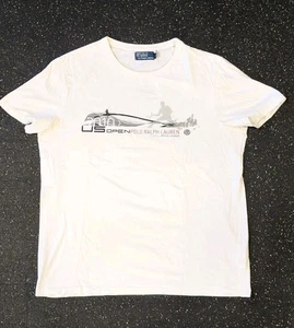 Y2K Polo Ralph Lauren Vintage T-Shirt 2010 US OPEN Tennis Championship weiß Gr. XL - Bild 1 von 6