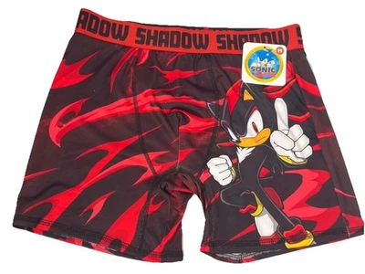 Calzoncillos boxer Sonic The Hedgehog Shadow Red Fire juveniles niños talla M NUEVO SEGA Foto 1 de 4